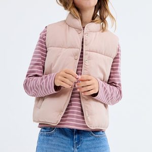 Gilet d'extérieur décontracté pour <span class=keywords><strong>enfants</strong></span>, automne-hiver, multicolore, en toile, <span class=keywords><strong>sans</strong></span> manches, imperméable, coupe-vent, rembourré de plumes, motif nœuds - Product Image 4