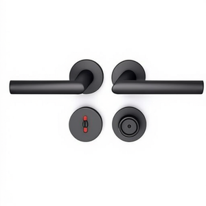 Aluminum Minimalist Round WC-R DIN Left/Right Furniture Handles & <b>Knobs</b> 12 Pieces FSB - Product Image 3