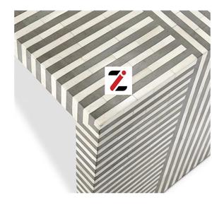 Handmade Bone Resin MDF <b>Rectangle</b> MODEL Pattern Luxury <b>Coffee</b> <b>Table</b> for Living Room Home Decor - Product Image 3