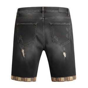 Shorts en jean vintage d'été en gros pour hommes et femmes, shorts en jean sexy découpés pour femmes - Product Image 2