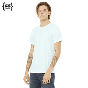 Camiseta Blanca Básica Lisa de Cuello Redondo para Hombre, Camiseta de Algodón Suave Premium de Corte Clásico - Product Image 1