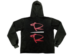 Chándal con logotipo personalizado para hombre, chándal unisex, conjuntos para correr, chándal de lavado ácido con logotipos OEM serigrafiados, el mejor - Product Image 4