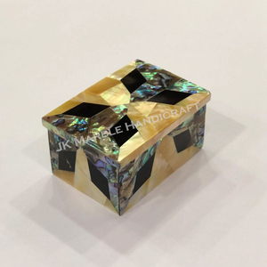Vintage Marble Leather Jewelry <b>Box</b> Sophisticated Handmade Inlay Classic Decorative <b>Gift</b> <b>Box</b> for Necklaces Available for Sale - Product Image 6