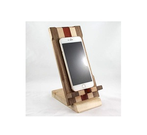 Best Quality Customized Wood Mobile <b>Phone</b> Stand Office Table Use Superior Quality Wood Cell <b>Phone</b> Stand Holder Made in India - Product Image 4