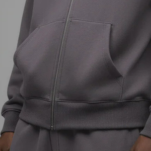 Sweat à capuche pour homme personnalisé avec poches avant, fermeture éclair, couleur unie, décontracté, réglable, prix bas, respirant, sweat à capuche 2026 - Product Image 4