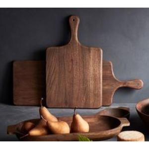 Tabla de cortar artesanal tradicional para hacer pan casero o picar verduras en cocinas de estilo rústico - Product Image 4