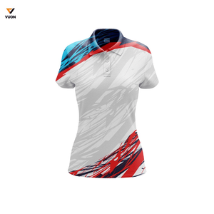 Polo personnalisé de haute qualité en coton pour femmes golf t-shirts polo pour femmes logo personnalisé femmes coupe ajustée vierge sport polo uniforme - Product Image 1