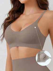 Sujetador deportivo de alto rendimiento para mujer para Yoga Fitness Gym Workout-Active Stylish Street Style Top - Product Image 6