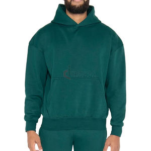 Sudadera con capucha holgada de gran tamaño de algodón 100%, de peso pesado Jersey, estampado personalizado de hombros caídos para hombres, fabricada por Custom Hoodie - Product Image 1