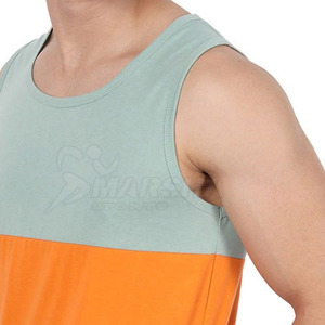เสื้อกล้ามออกกำลังกายผู้ชายขายดีออนไลน์ ออกแบบโลโก้และขนาดได้ตามต้องการ ผลิตในปากีสถาน - Product Image 5