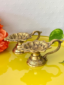 Diya อุปกรณ์ตกแต่งทองเหลืองสำหรับตกแต่งบริษัทผู้ผลิตที่ใหญ่ที่สุด - Product Image 6