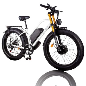 Bicicleta Eléctrica de Alta Calidad con Motor Dual de 2000W y Neumáticos Anchos - Bicicleta Eléctrica de 35MPH, Batería Extraíble de 48V 23Ah - Product Image 1