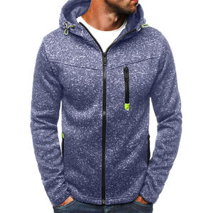 Nouveau design de sweats à capuche unisexe avec fermeture éclair personnalisés avec logo personnalisé sweat à capuche d'entraînement zippé en coton mélangé de style basique - Product Image 1