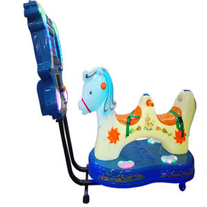 Arcade intérieure pour enfants, à pièces, écran MP5, deux sièges, cheval MP 5 - Product Image 1