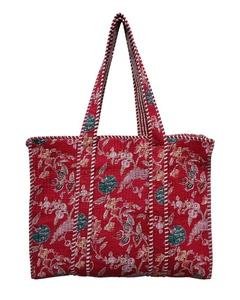 Sac fourre-tout matelassé en coton 100% doux et luxueux, réutilisable, durable et écologique - Product Image 4