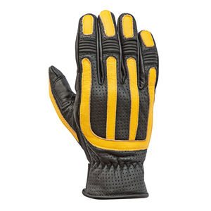 Guantes de Motociclismo de Cuero, Compatibles con Pantalla Táctil, Correa de Muñeca Ajustable, Agarre Reforzado, Absorción de Humedad, Deportes al Aire Libre - Product Image 4