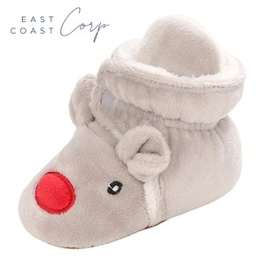 Chaussons pour bébés filles garçons Mickey Mouse Design First Walker Cheville Chaussettes chaudes d'hiver Chaussons de berceau pour nouveau-nés Western Respirant - Product Image 4