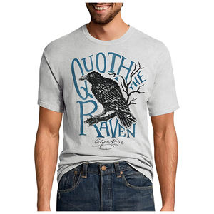 เสื้อยืดผ้าฝ้ายสำหรับผู้ชาย,เสื้อยืดพิมพ์ลายคุณภาพตามสั่ง - Product Image 1