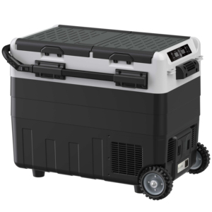 FSX50K 50L DC AC compresor de energía solar luz interna manija rueda batería pequeña refrigeración coche refrigerador para fiesta camping - Product Image 2
