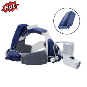 Loupe Gigi Ergonomis Populer Baru dengan Headgear 4X 5X 6X, Pembesar Binokular Ergo dengan Lampu LED, Sumber Daya Listrik Nirkabel - Product Image 1