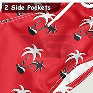 Pantalones de playa de secado rápido para hombre, pantalones cortos de fitness estampados sueltos para ropa informal, suministro a granel de exportación - Product Image 3