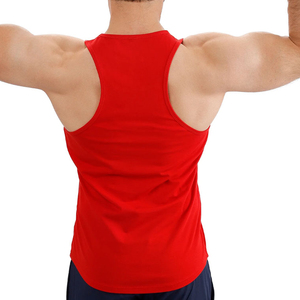 Gimnasio entrenamiento Fitness camisa Muscle Fit ligero hombres sin mangas camiseta sin mangas para ropa deportiva Casual verano - Product Image 4