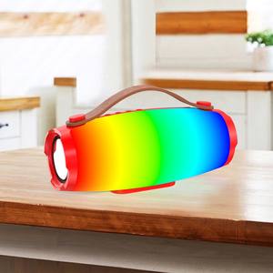 Digitalome SPA-111 Haut-parleur intelligent domestique 10W sans fil pour Bluetooth avec éclairage LED RVB et microphone à piles - Product Image 1