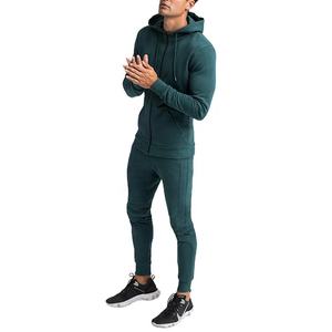 Wholesale Custom Logo Gym Training Track Suits for Men Eco-Friendly OEM Jogging Sets with Front Logo Supplier - Product Image 6