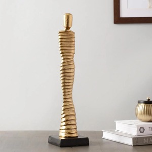 Figurine d'homme, objet de table artistique moderne, accent décoratif pour le bureau, la salle de séjour, la maison, décoration de table en provenance d'Inde - Product Image 6