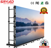 Écran LED d'affichage vidéo HD étanche, ensemble complet, modulable, P2.6 P2.9 P3.91, panneau 500x500, pour location, scène, événement, intérieur/extérieur
