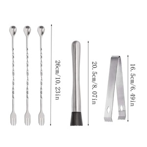 Hot Selling Reusable Metal Cocktail Stirrers Personalized Engraving for Business Events Wholesale Price Options New <b>Bar</b> <b>Tools</b> - Product Image 2