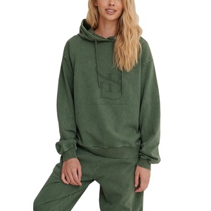 OEM Streetwear Heavy Washed Hoodie Vintage Men's Oversized Pullover con Acid Wash Print Custom Heavyweight French Terry - Product Image 5