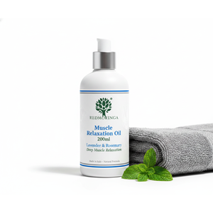 Huile de Base pour Relaxation Musculaire Profonde 200ml Formule Naturelle OEM Marque Privée Italie RedMoringa - Product Image 1