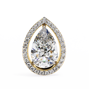 Boucles d'oreilles uniques en or 18 carats avec diamant de laboratoire, boucles d'oreilles de qualité supérieure - Product Image 4