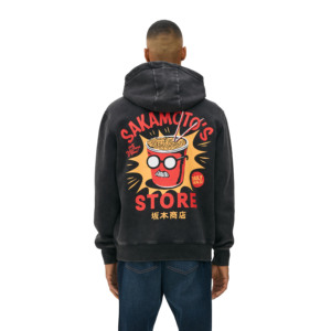 Personnalisable High Street Vintage impression personnalisée pull à capuche pour hommes 100% coton polaire tissu coupe régulière conception de poche - Product Image 4