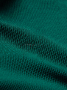 Polo de seda personalizado de manga corta, ropa de trabajo de punto teñida lisa de color sólido antibolitas, de secado rápido, bordado, ajustado, ODM - Product Image 4