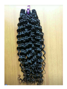 Venta al por mayor de calidad superior 100% indio pelo crudo Cierre de encaje frontal extensión de cabello humano doble trama real natural - Product Image 4