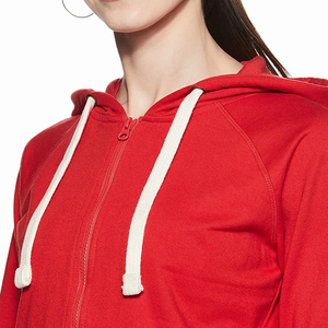 Sudadera con Capucha para Mujer, Personalizada con Logotipo, 100% Algodón, con Cierre y Logotipo Frontal Impreso, Personalización Completa - Product Image 5