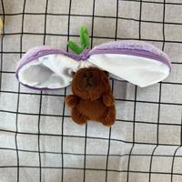 CHAUDE réversible capybara peluche porte-clés Fruit transformer Fraise Carotte Pêche raisin capybara peluche animal en peluche jouet