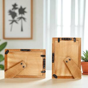 Handcrafted Resin Inlay Hypno Dream Chevron Pattern Modern Creative Stylish Photo Frame Tabletop Display Rotating <b>Paddles</b> Home - Product Image 6