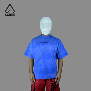 เสื้อทีเชิ้ตผู้ชายทรงโอเวอร์ไซส์ผ้าคอตตอนผ้า100% แห้งเร็วแขนสั้นพิมพ์ลายดิจิตัลโลโก้ออกแบบได้ตามต้องการ - Product Image 1
