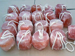 Natural Block Salt Brick Carved Flower and Animal Style for Pets and Horse Treats Handmade Natural Crafts - Product Image 2