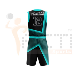 Ensemble de basket-ball imprimé par sublimation de haute qualité Uniformes de basket-ball personnalisés pour hommes de haute qualité - Product Image 3