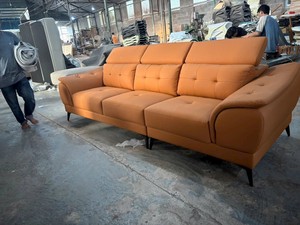 Canapé sectionnel en cuir de haute qualité avec appui-tête réglable - Product Image 6