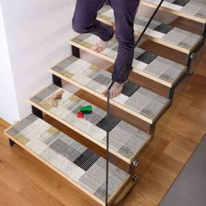 Geometric Pattern Printed <b>Rug</b> - Modern, Minimalist, Trendy Design,Goblen - Product Image 5