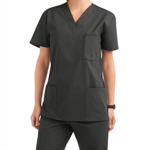 Vente en gros Tenue de blouse médicale avec logo personnalisé Tenue d'uniforme d'infirmière sortie d'usine Tenue d'uniforme d'hôpital Logo personnalisé OEM - Product Image 6