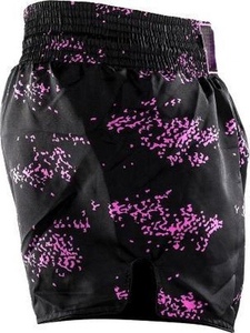 กางเกงขาสั้นมวยไทยขาสั้นออกกำลังกายพิมพ์โลโก้แบบกำหนดเองลาย3D ป้องกันริ้วรอยลูกไม้ขายส่งปากีสถาน - Product Image 4