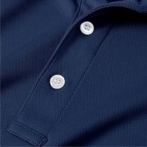 เสื้อโปโลแขนสั้นผ้าคอตตอนระบายอากาศเสื้อโปโลปักลายสตรีทไซส์พิเศษออกแบบได้ตามต้องการ - Product Image 3