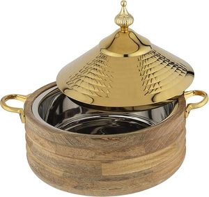 Boîte à Roti Traditionnelle en Bois de Qualité Supérieure, Contenant à Chapati Multifonctionnel Personnalisé, Idéal pour la Cuisine Quotidienne à Domicile - Product Image 1