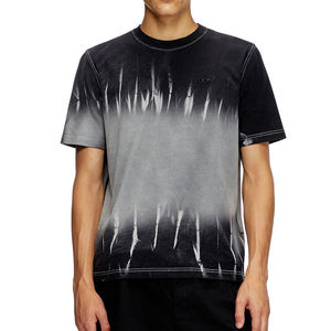 Camiseta Personalizada de Algodón Orgánico de Punto para Hombre, Unisex, 220 g/m², de Alta Calidad, Ajustada, Estilo Hip Hop, Ropa Urbana - Product Image 3